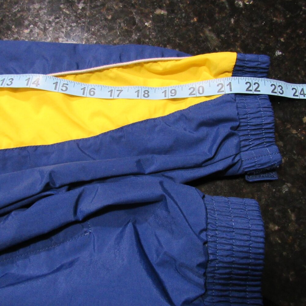 Vtg 1990 Authentic Navy Accelerate Your Life Medium warm up Navy track jacket - Picture 6 of 16